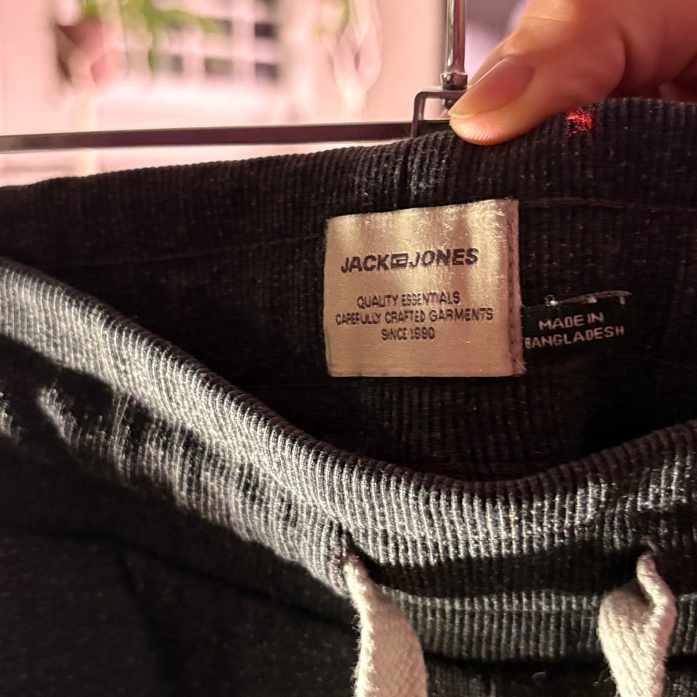 JACK & JONES Men's Heathered Gray Jogger Sweatpants Casual Lounge Pants XL - Picture 3 of 12